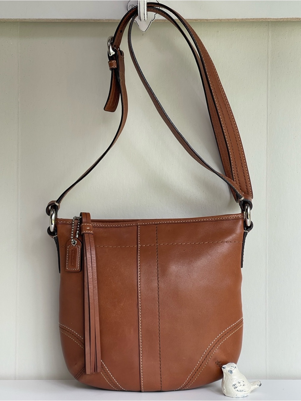 COACH Leather Crossbody Bag